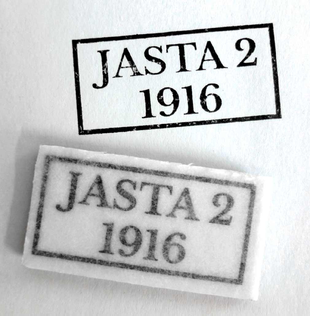 JASTA 2 Unit Cap Marking