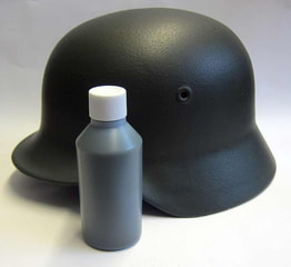 WWII German Helmet Paint