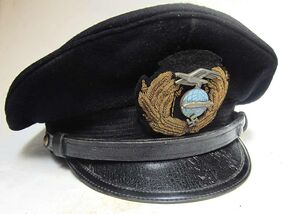 Zeppelin Officer Blue Topped Cap