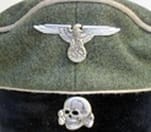 Waffen SS Crusher Cap Insignia