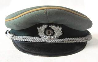 WW2 German Officer Cavalry Visor Cap