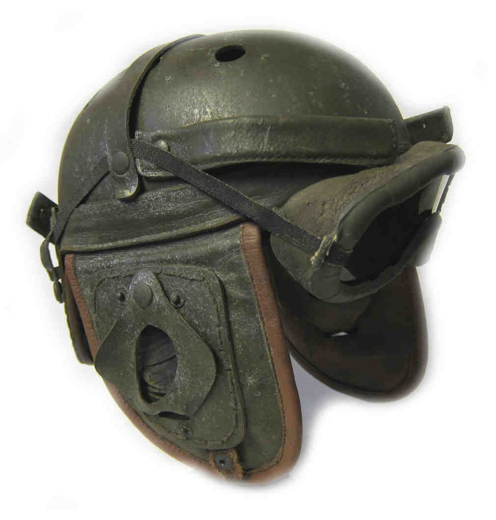 M1938 Tanker Helmet & Genuine M1021 Goggles