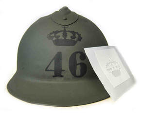 WWI Italian Crown - Helmet Stencil - Type 1.