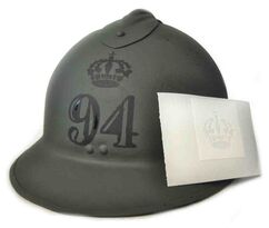 WWI Italian Crown - Helmet Stencil - Type 3.