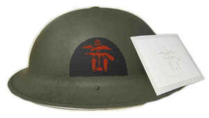 WW2 British Combined Operations Helmet Stencil Commando WWII - Version 2