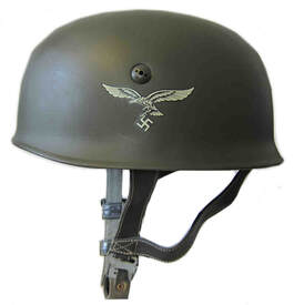 German M38 Paratrooper Helmet 'As Issued'