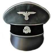 Waffen SS Officers Crusher Cap Gaberdine