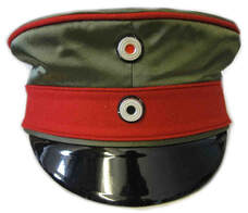 WW1 German M1910 Officer Visor Cap Silk Top