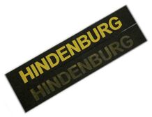 Hindenburg Cap Tally - New & Aged