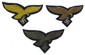 Luftwaffe Generals Cap Eagle in Gold