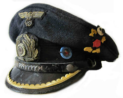 German Heer Cap with visor fitted