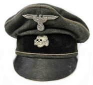 Waffen SS Officers Crusher Cap Size 55