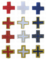US Civil War Corps Cap Badge - 6th Corps - Cross