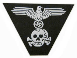 Waffen SS Eagle & Skull Trapezoid M43