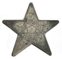 Texas Star Cap Badge