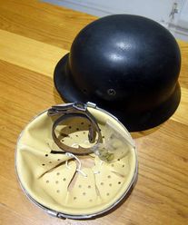WW2 'ET' M35 Helmet Pre-Restoration