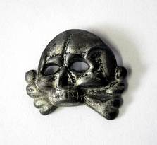 SS Jawless Skull - Aged