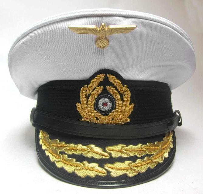 German Admirals Peaked Cap 