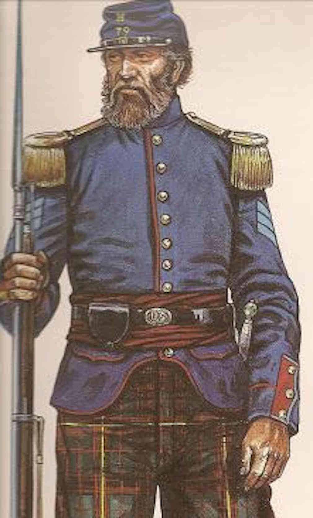 US Civil War Union Kepi 79th New York Volunteer Infantry 9th Corps