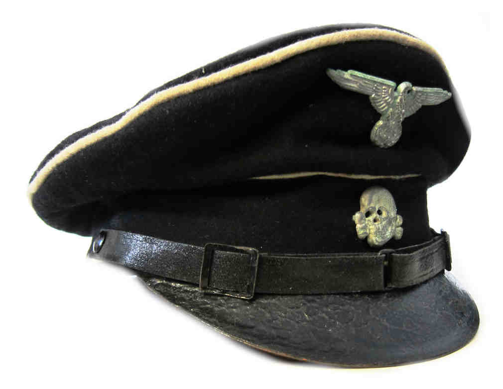 Allgemeine Schutzstaffel NCO Cap with Second Pattern Skull & Eagle