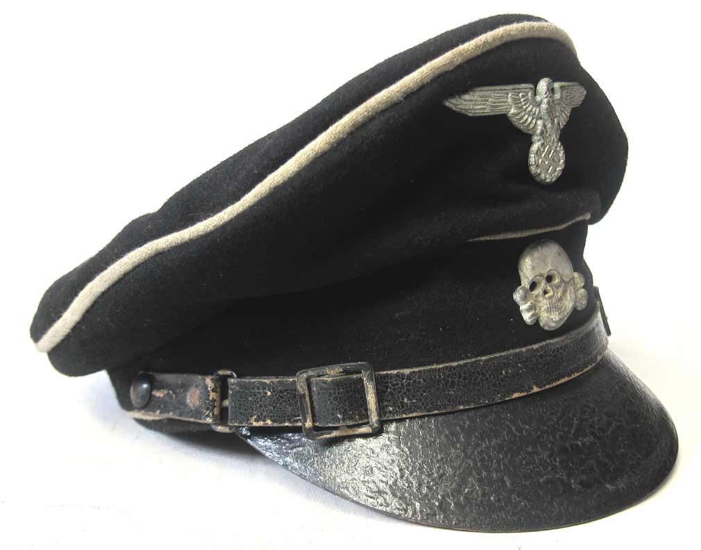 WX Schirmmütze General Allgemeine 60cm WGT Gothic schwarz Cap Black 